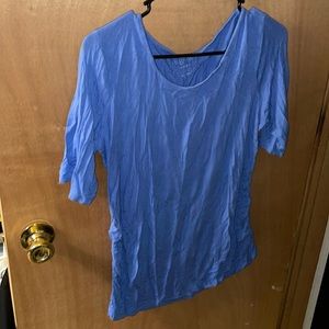 A.goo large, maternity, blue, mid sleeve